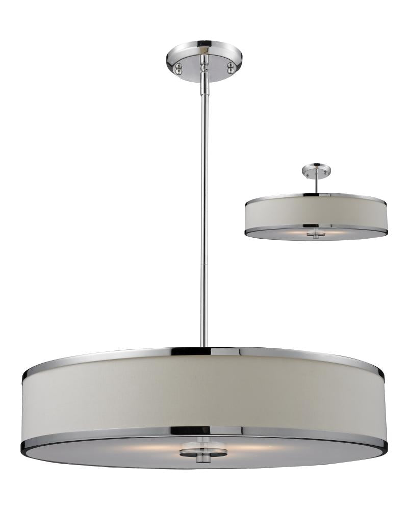 Z-Lite Lighting 164-24 Pendant Contemporary - Chrome