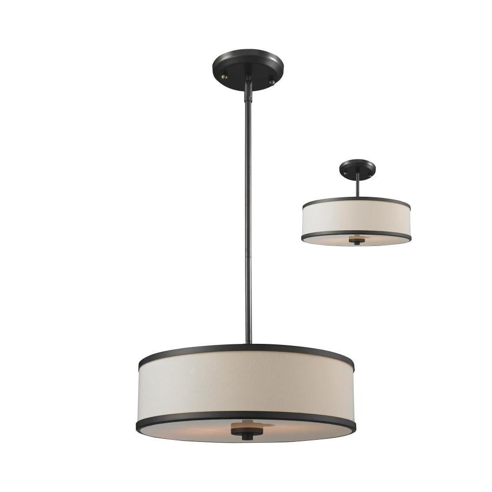 3 Light Convertible Pendant
