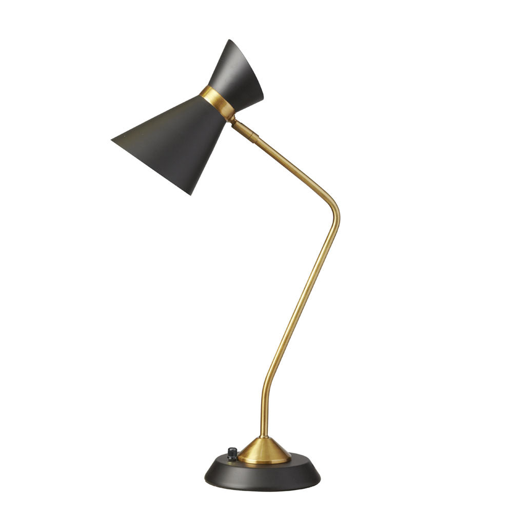 Dainolite MID CENTURY MODERN 1679T-BK-VB Lamp Modern - Matte Black