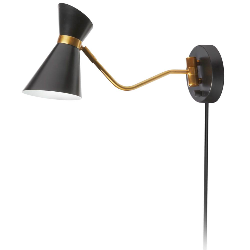 Dainolite CAMERON 1681W-BK-VB Sconce Modern - Black