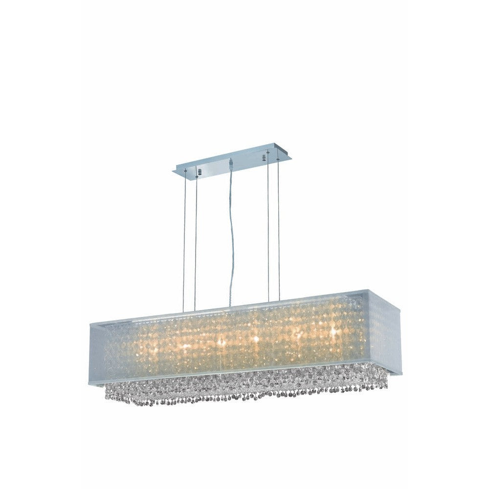 Elegant Lighting MODA 1691D41C-CL03/RC Pendant Contemporary - Chrome