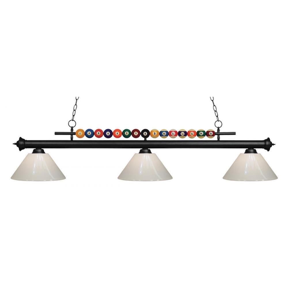 3 Light Billiard Table Light -White