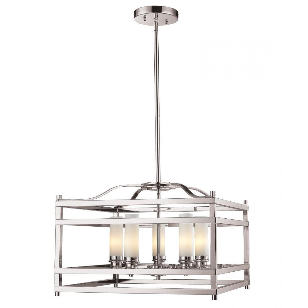 Z-Lite Lighting 182-5 Chandelier Contemporary - Nickel