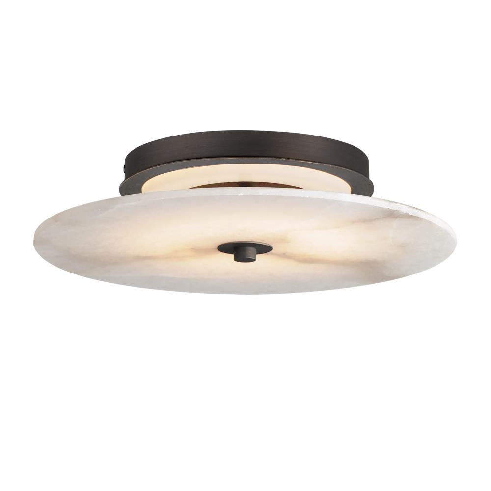 Quarry 15 Inch Flush Mount Light – Dark Bronze