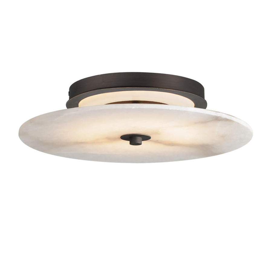Maxim Lighting 18202WADBZ Quarry 15 Inch Flush Mount Light – Dark Bronze