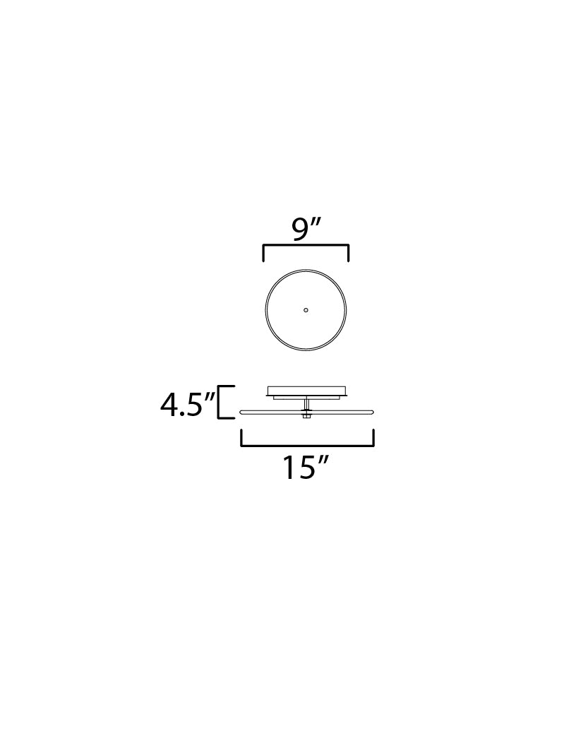 Quarry-Semi-Flush Mount