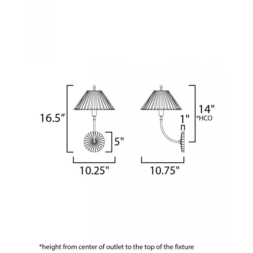 Maxim Lighting KISMET 18310SWGL Sconce - Gold