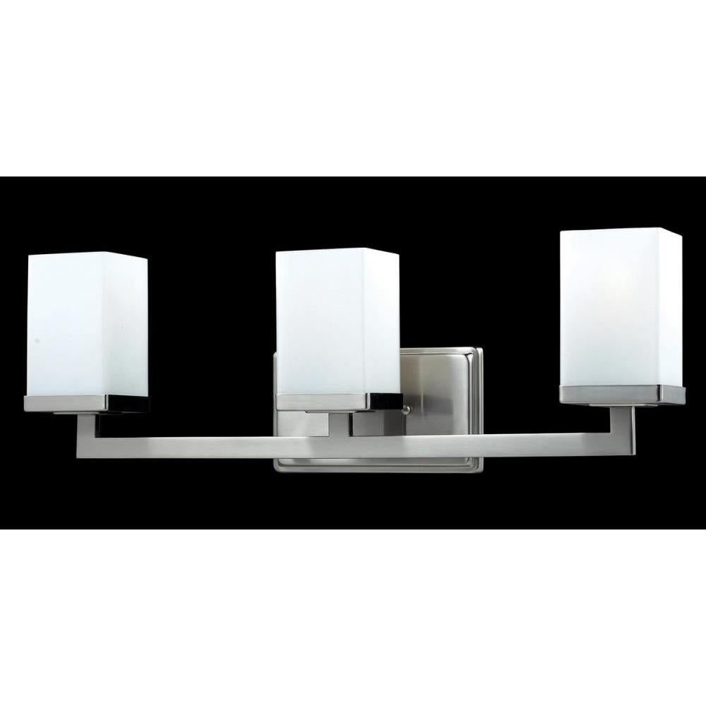 3 Light Vanity-Matte Opal