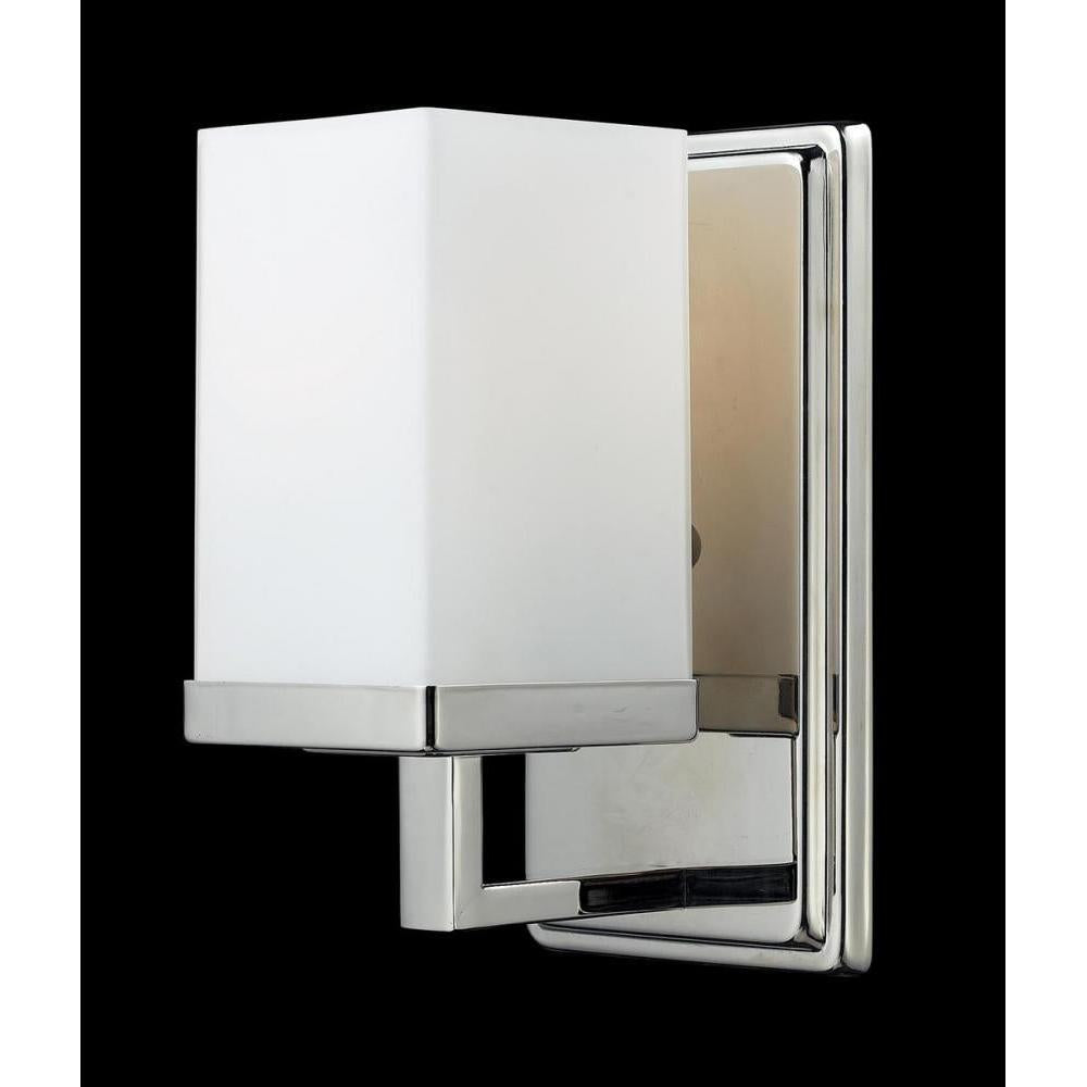 1 Light Wall Sconce-Matte Opal
