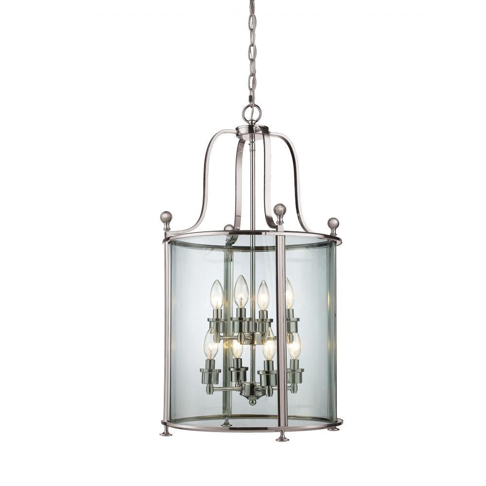 8 Light Chandelier-Clear and