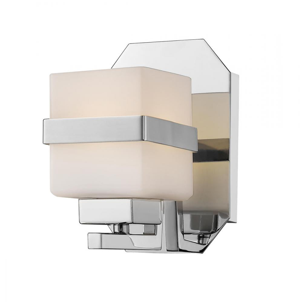 1 Light Wall Sconce-Matte Opal