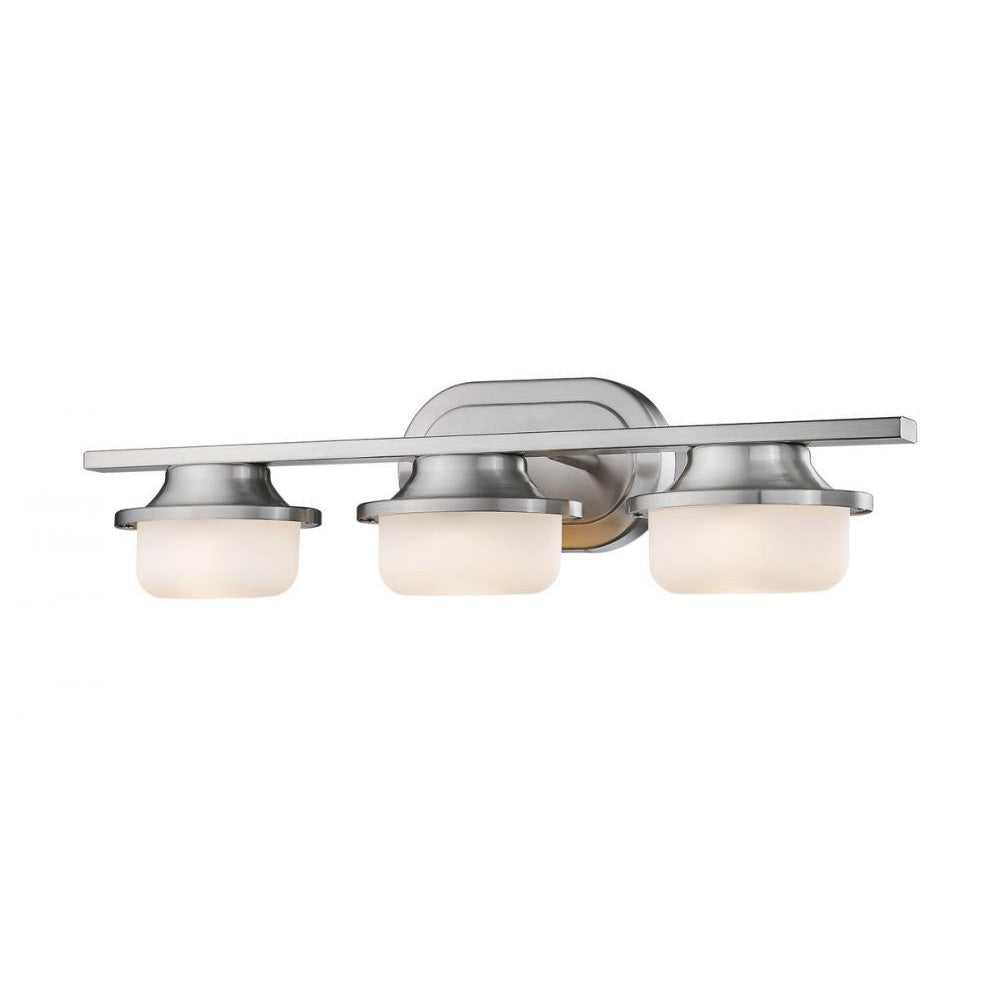 Z-Lite Lighting 1917-3V-BN-LED Bathroom Fixture Industrial - Nickel