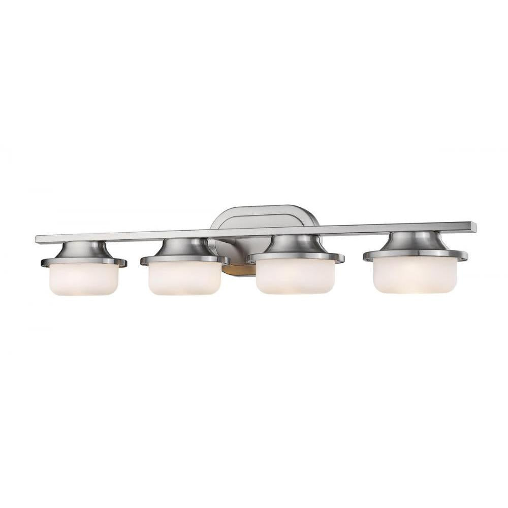 4 Light Vanity-Matte Opal