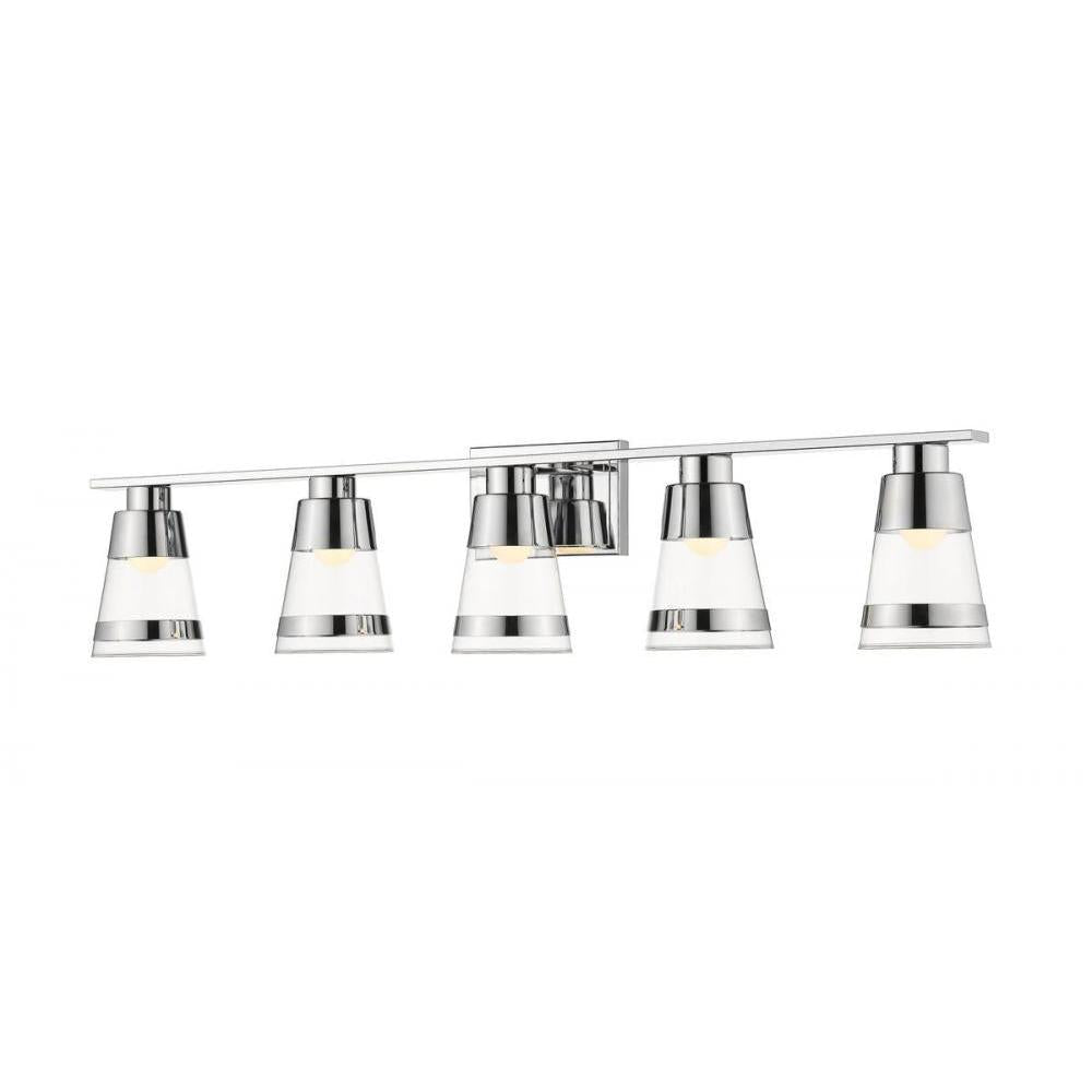 5 Light Vanity-Clear