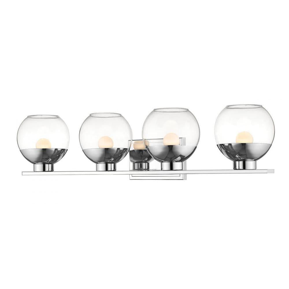 4 Light Vanity-Clear