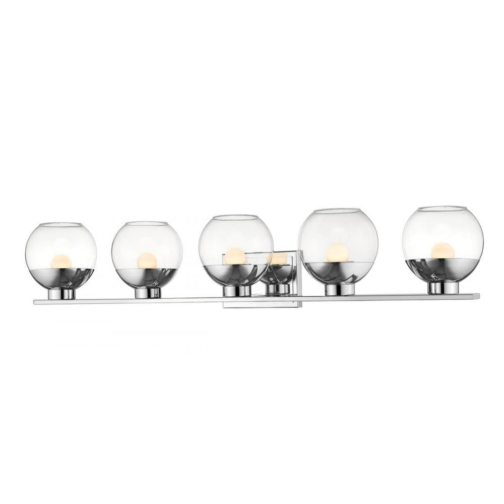 5 Light Vanity-Clear
