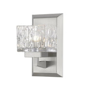 1 Light Wall Sconce-Clear