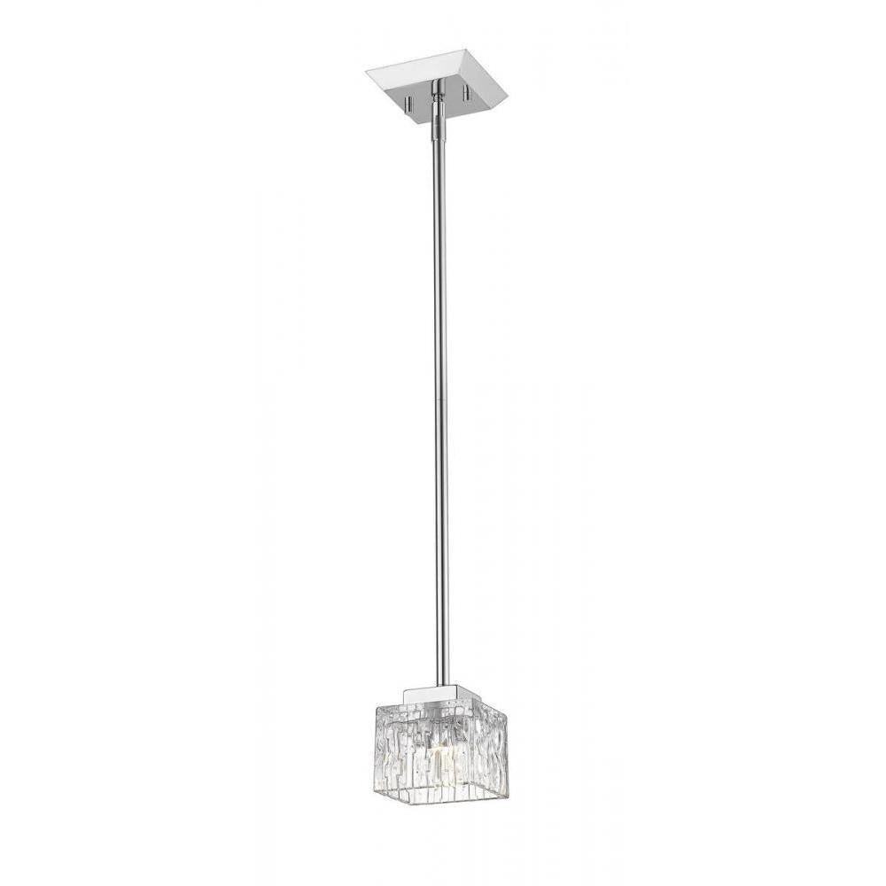 1 Light Pendant-Clear