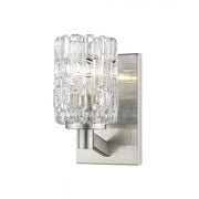 1 Light Wall Sconce-Clear