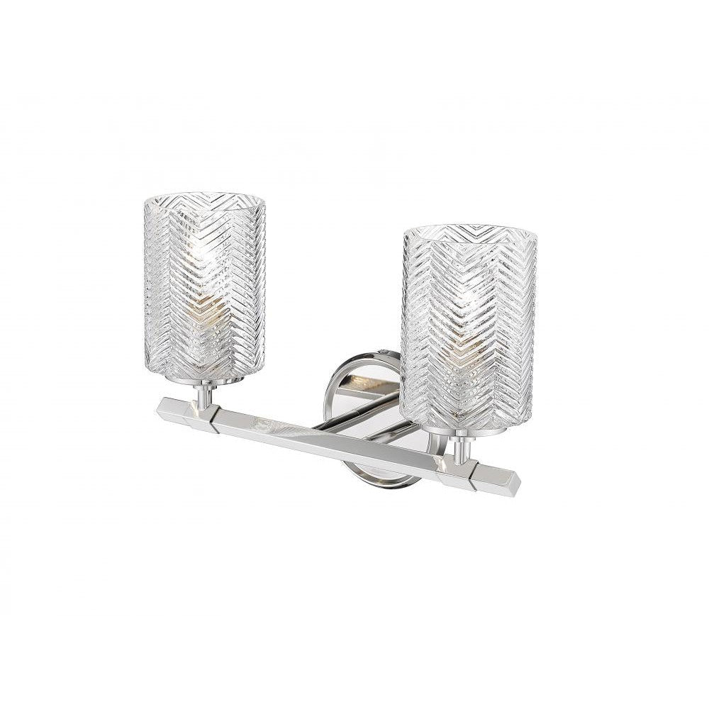 Z-Lite Lighting 1934-2V-PN Bathroom Fixture Americana - Nickel