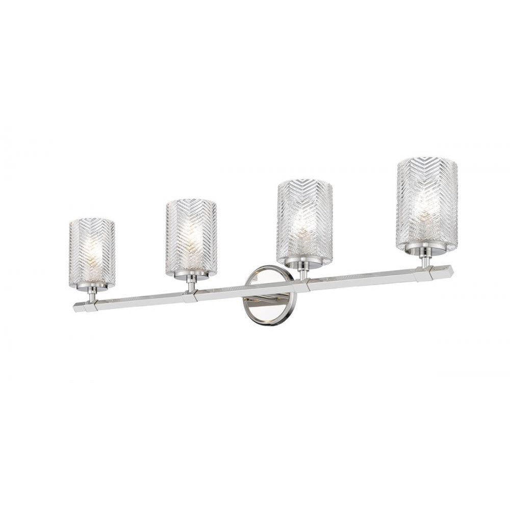 Z-Lite Lighting 1934-4V-PN Bathroom Fixture Americana - Nickel