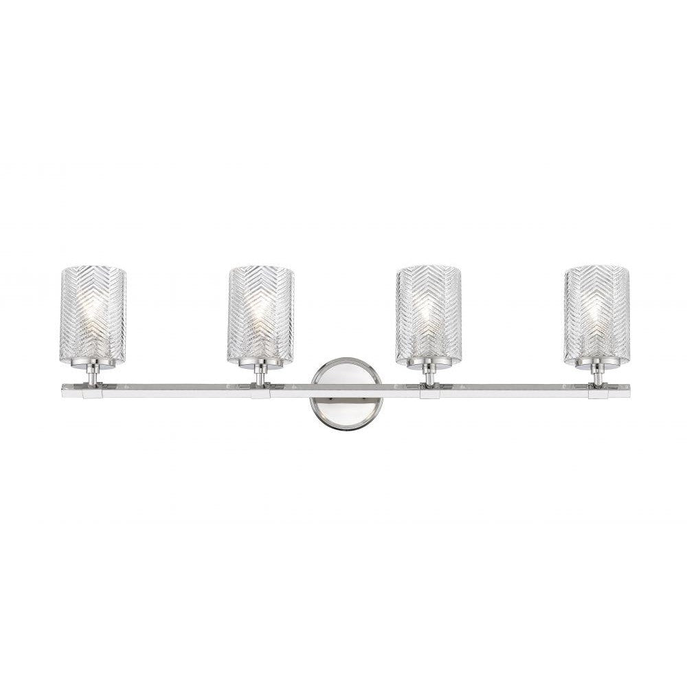 Z-Lite Lighting 1934-4V-PN Bathroom Fixture Americana - Nickel