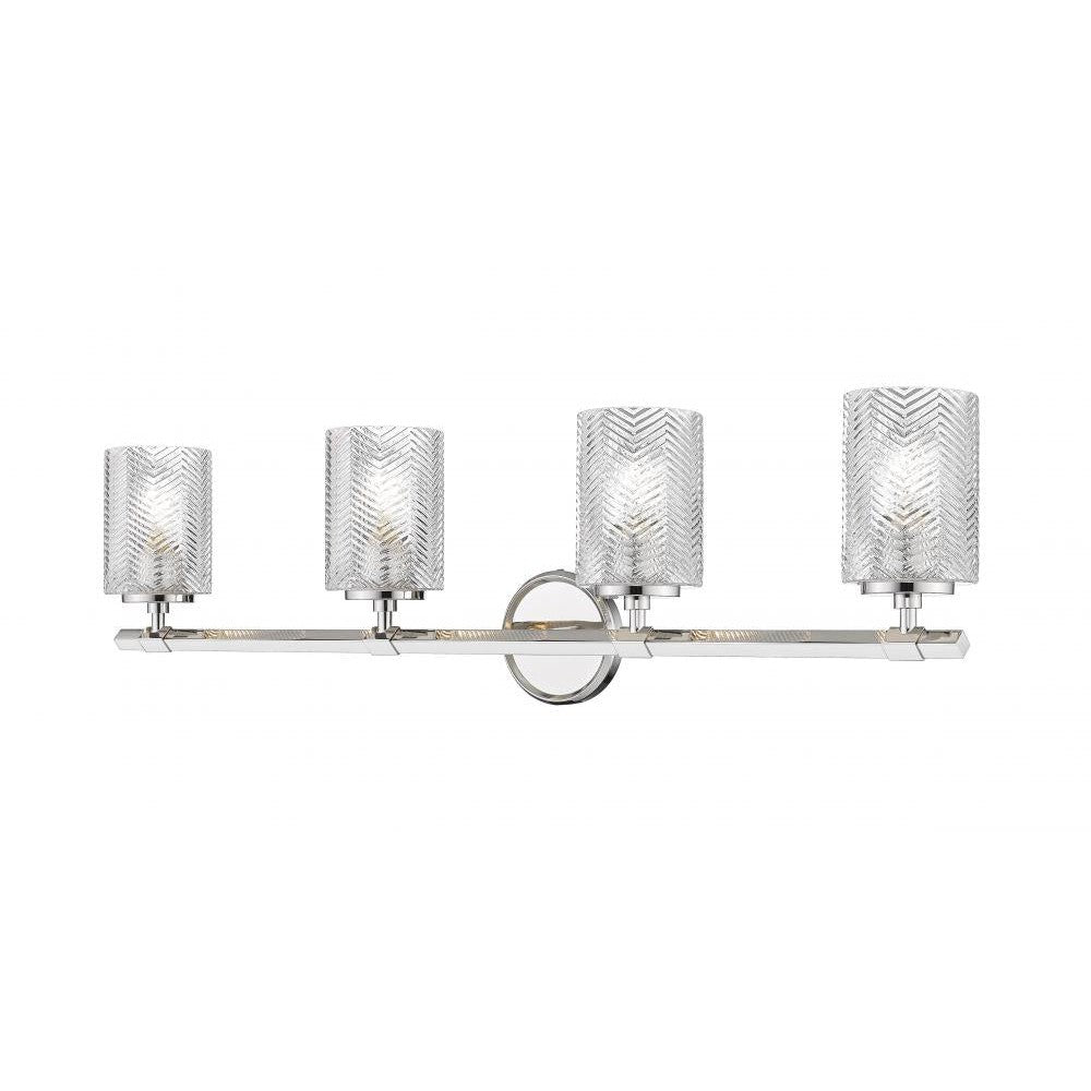 Z-Lite Lighting 1934-4V-PN Bathroom Fixture Americana - Nickel