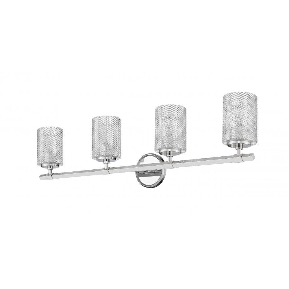 Z-Lite Lighting 1934-4V-PN Bathroom Fixture Americana - Nickel