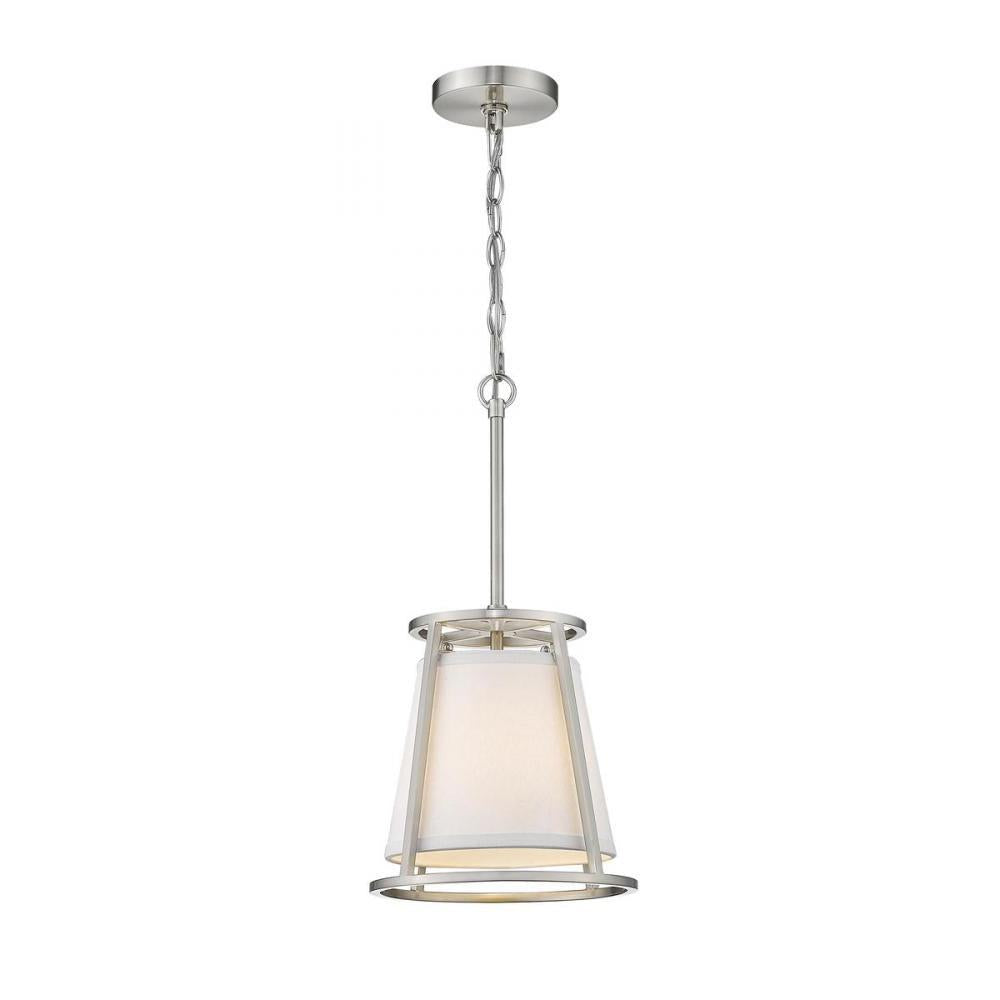 1 Light Pendant-White