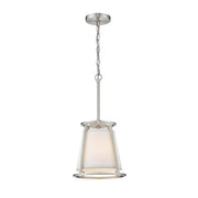1 Light Pendant-White