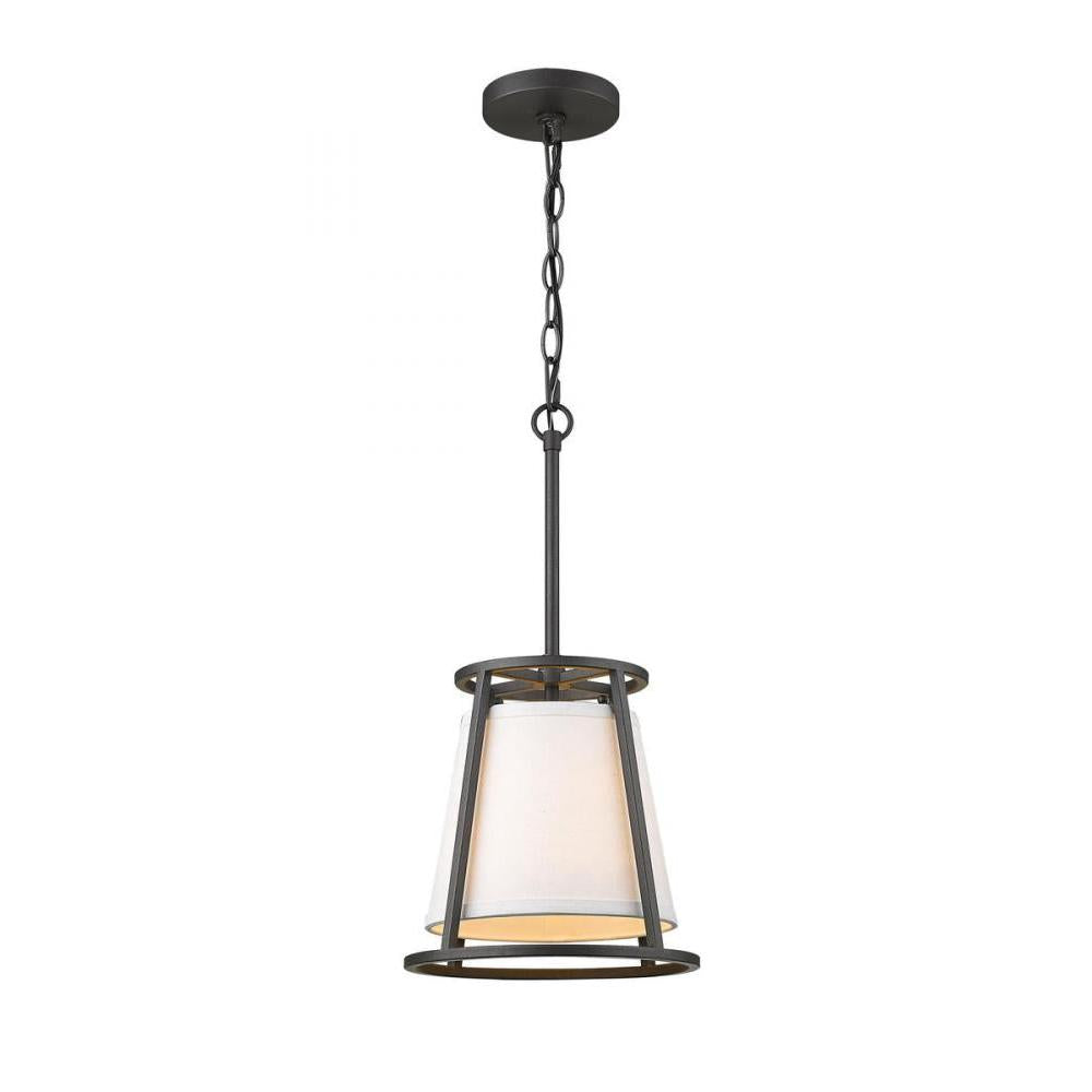 1 Light Pendant-White