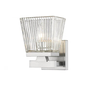 1 Light Wall Sconce-Clear