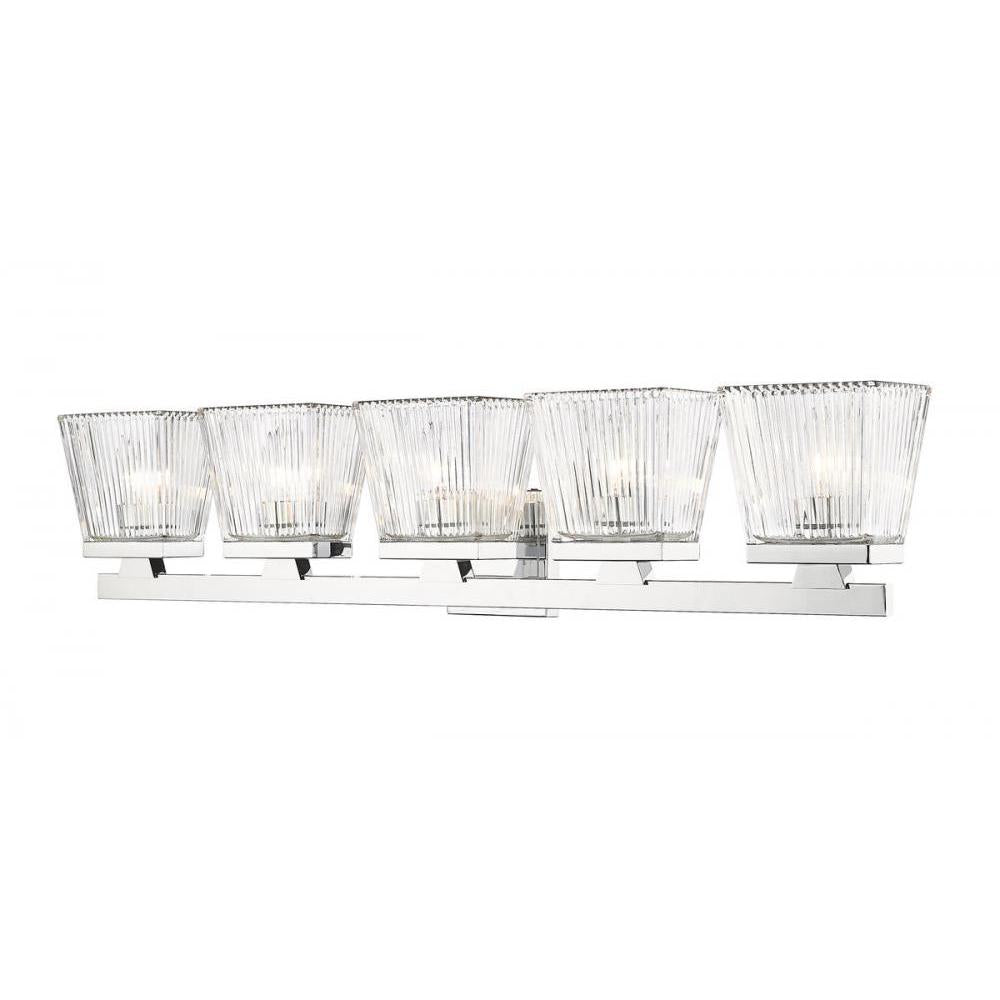 5 Light Vanity-Clear