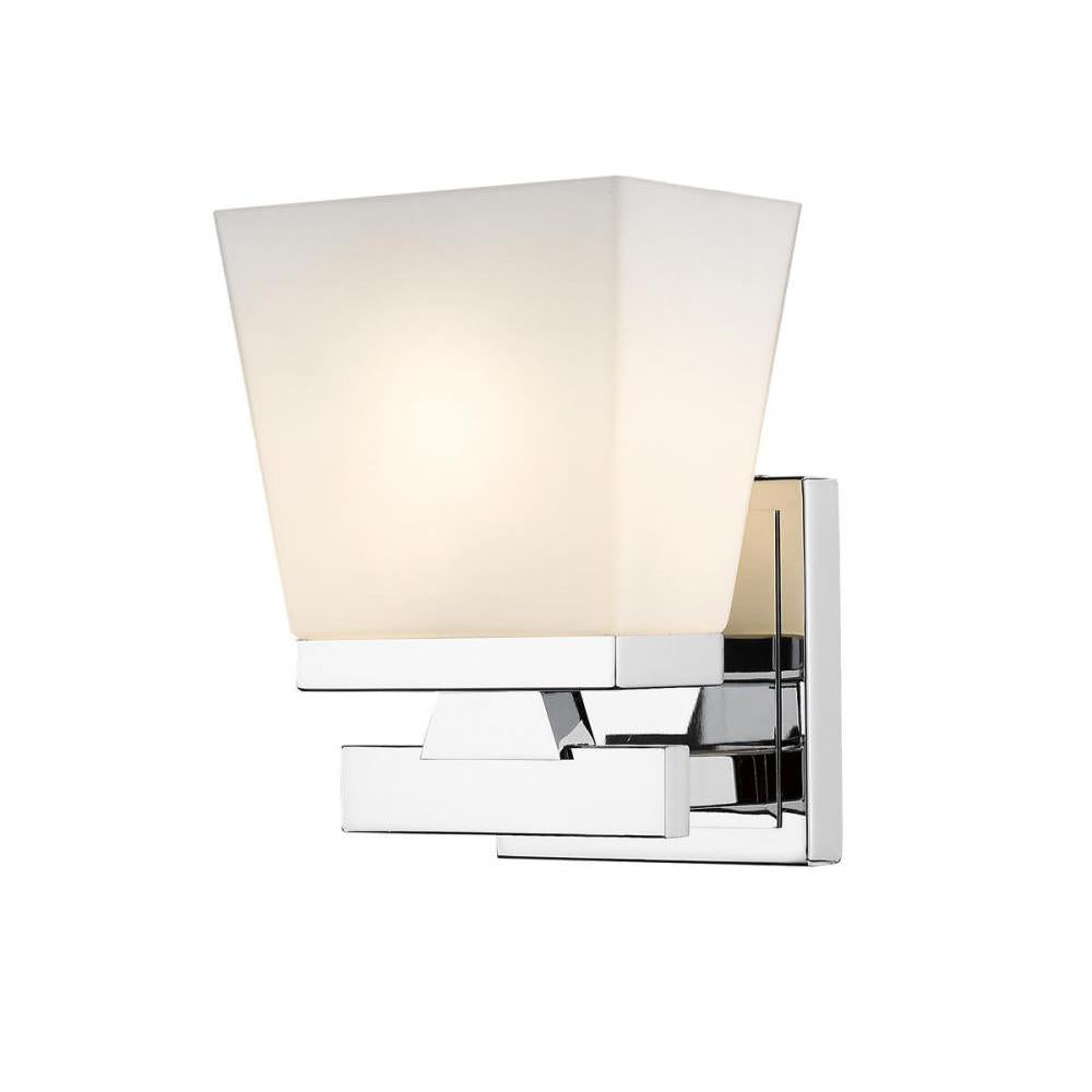 1 Light Wall Sconce-Etched Opal