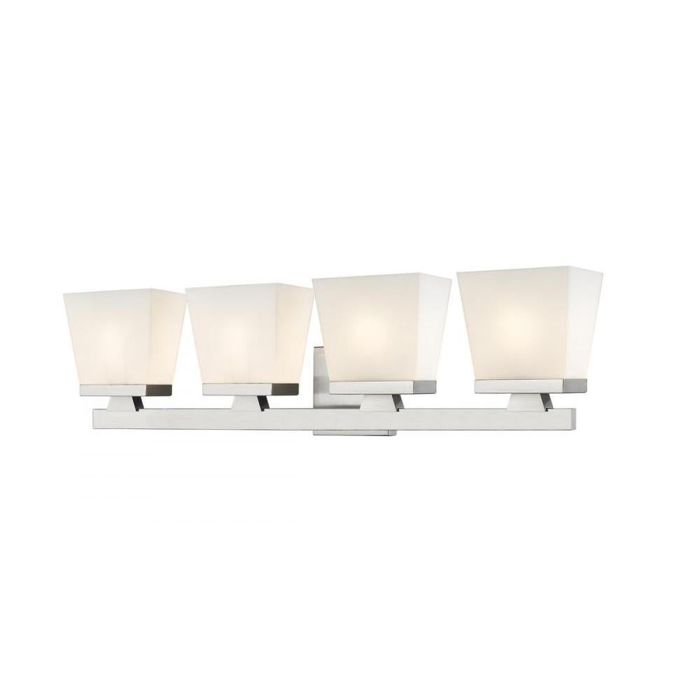 4 Light Vanity-Etched Opal