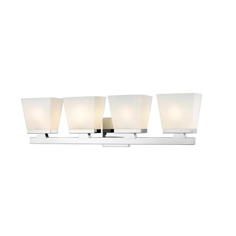 4 Light Vanity-Etched Opal