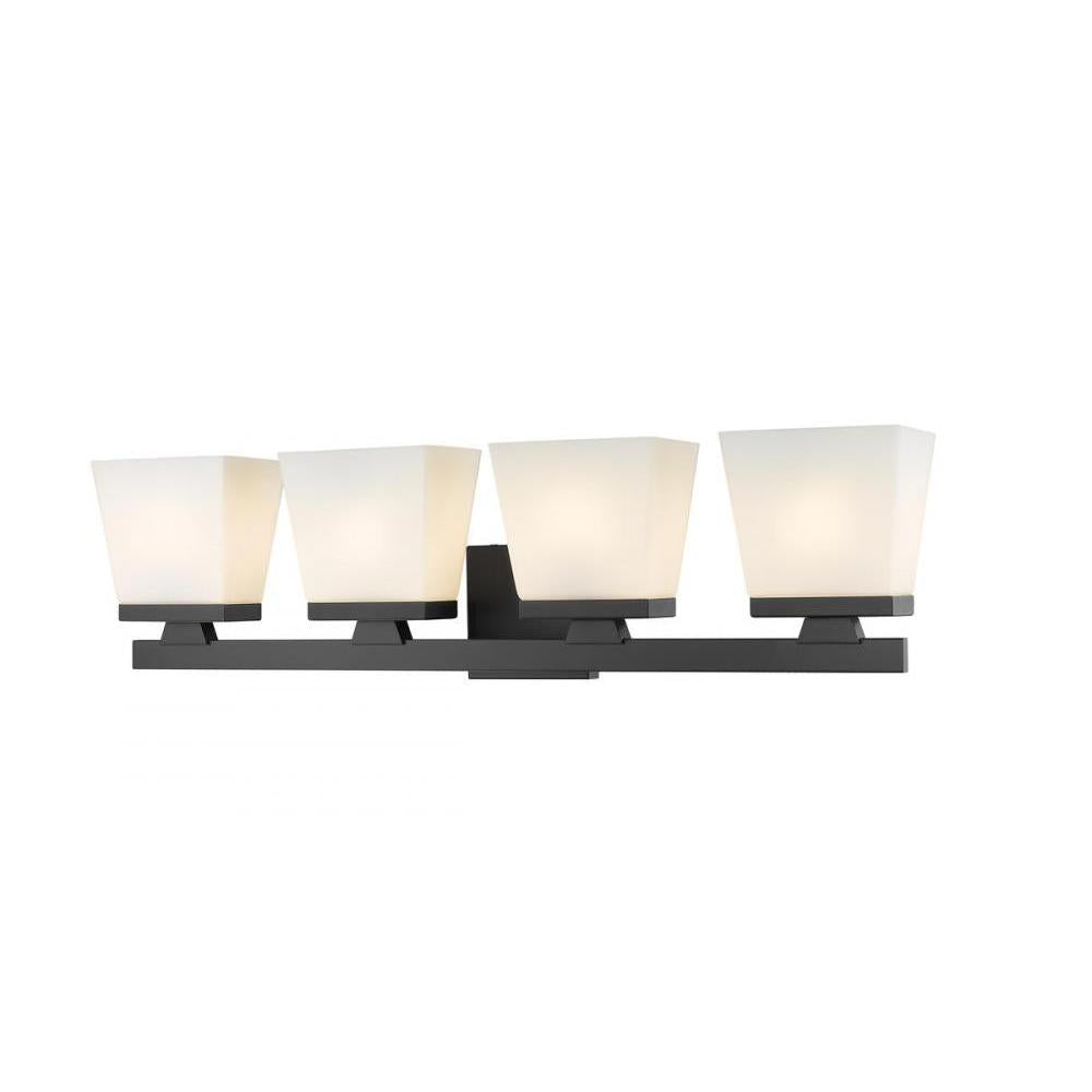 4 Light Vanity-Etched Opal