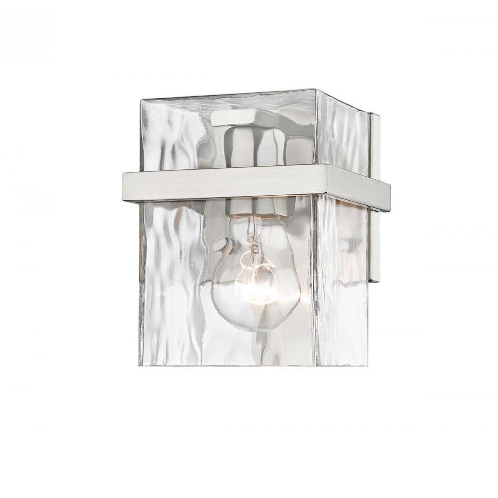 1 Light Wall Sconce-Clear