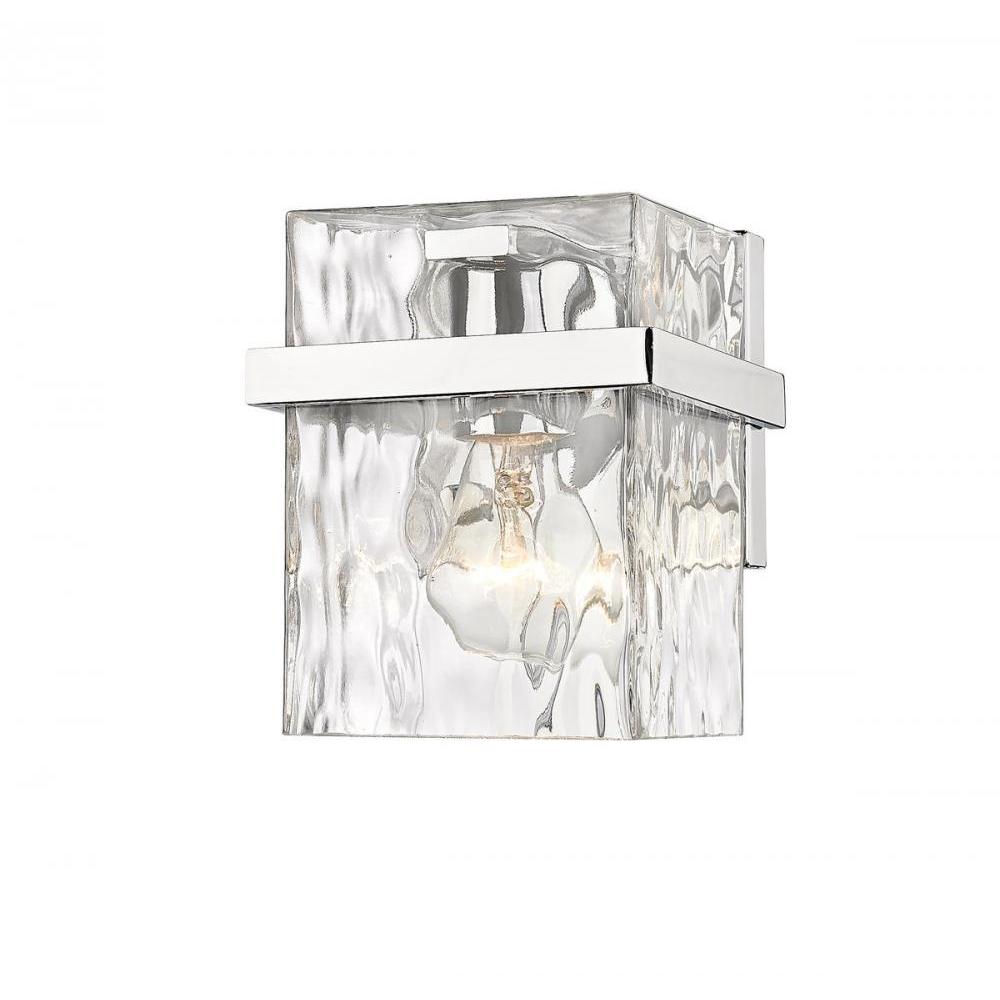 1 Light Wall Sconce-Clear