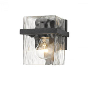 1 Light Wall Sconce-Clear