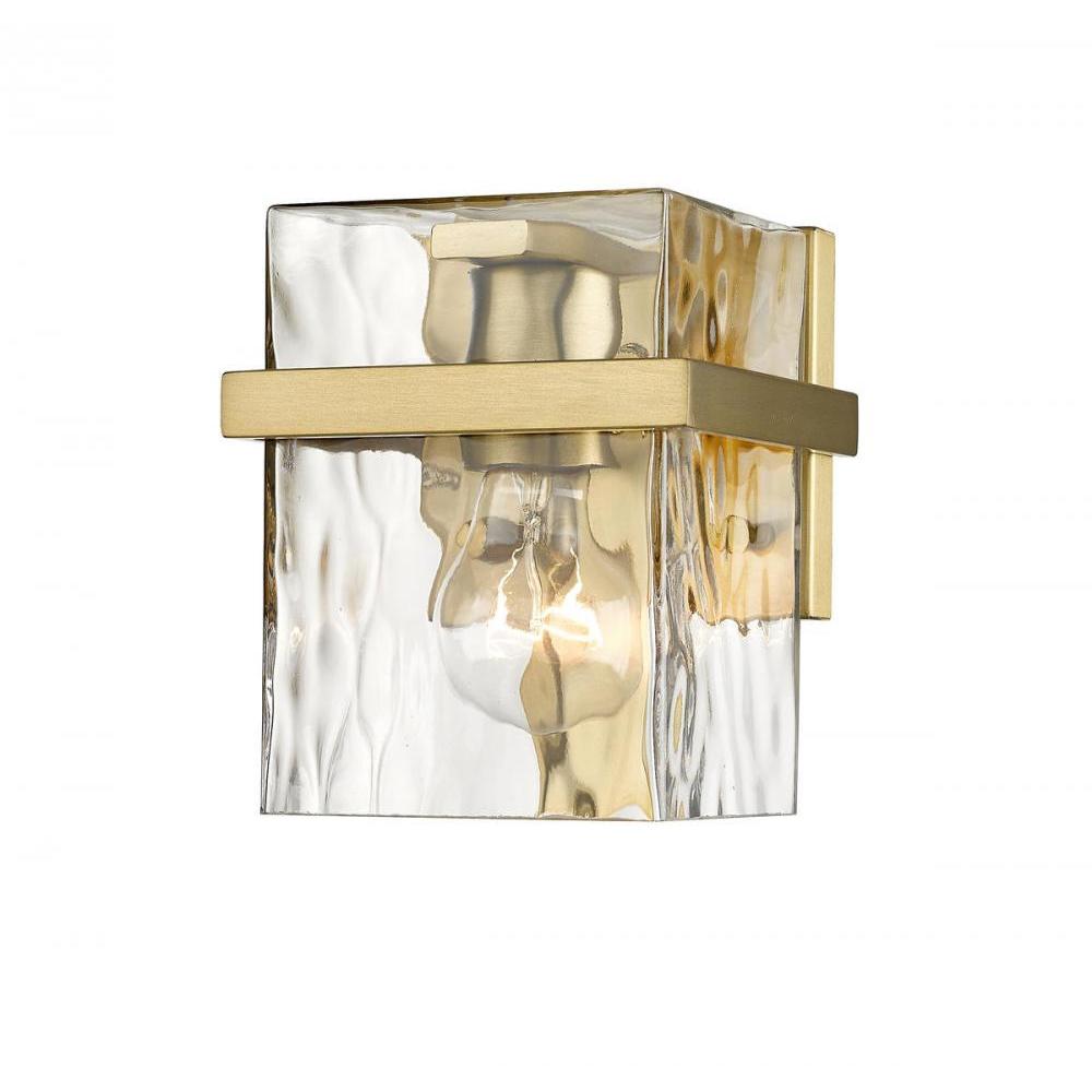 1 Light Wall Sconce-Clear