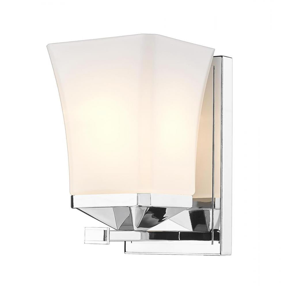 1 Light Wall Sconce-Etched Opal