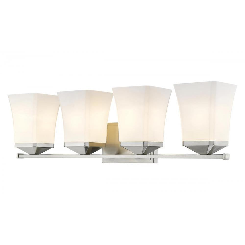 4 Light Vanity-Etched Opal