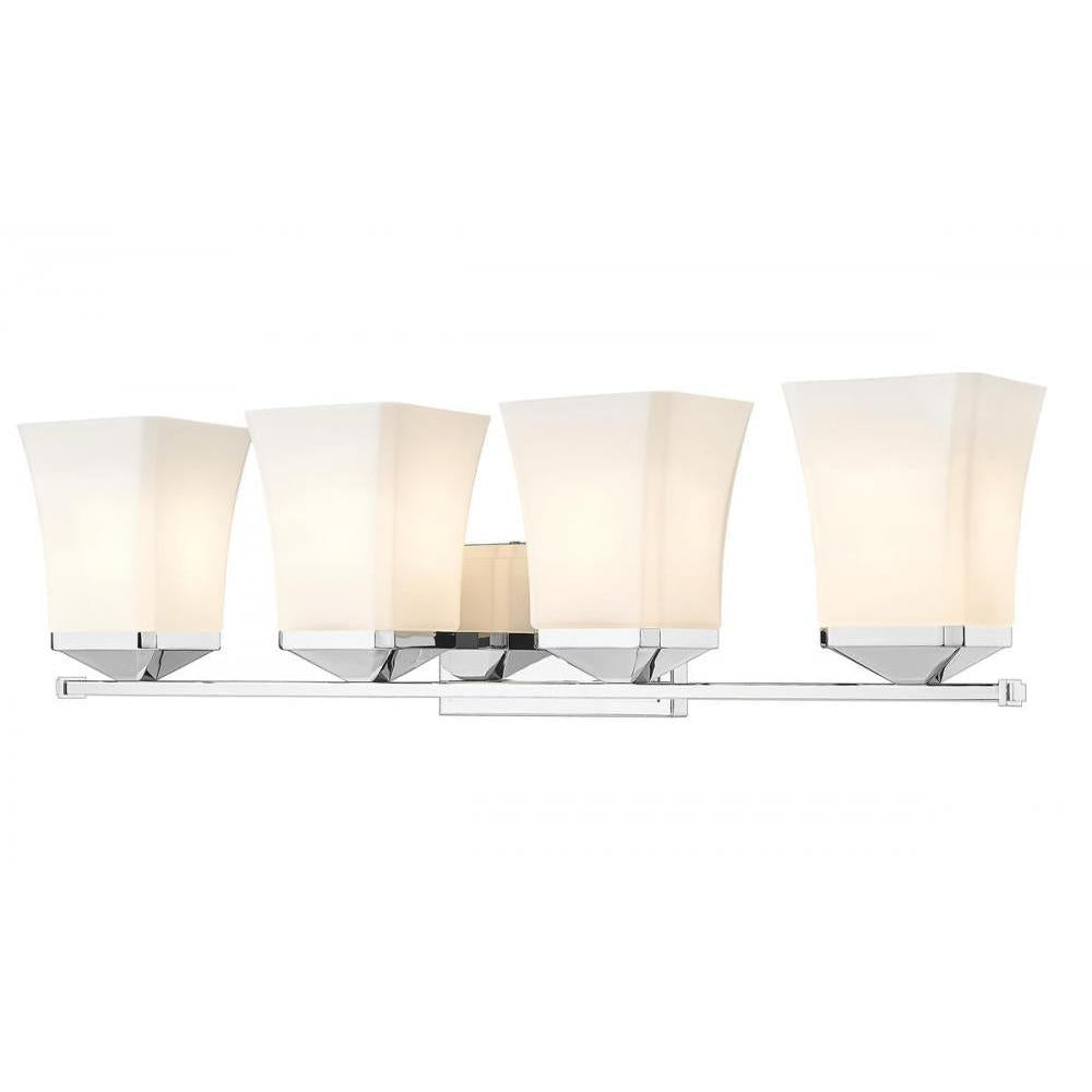 4 Light Vanity-Etched Opal