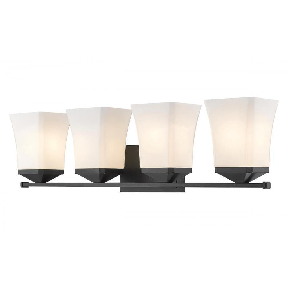 4 Light Vanity-Etched Opal