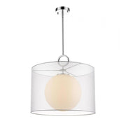1 Light Pendant-White