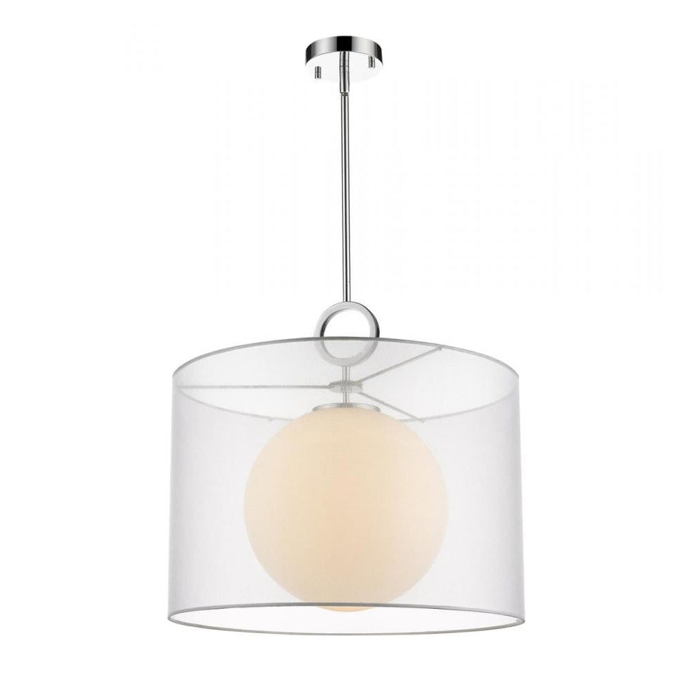 Z-Lite Lighting 194-20W-C Pendant Mid Century Modern - Chrome