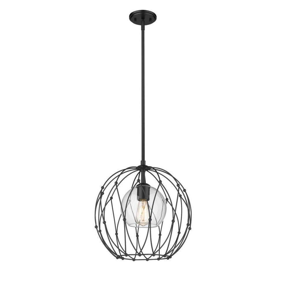 1 Light Pendant-Clear