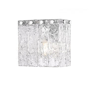1 Light Wall Sconce-Clear