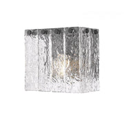 1 Light Wall Sconce-Clear